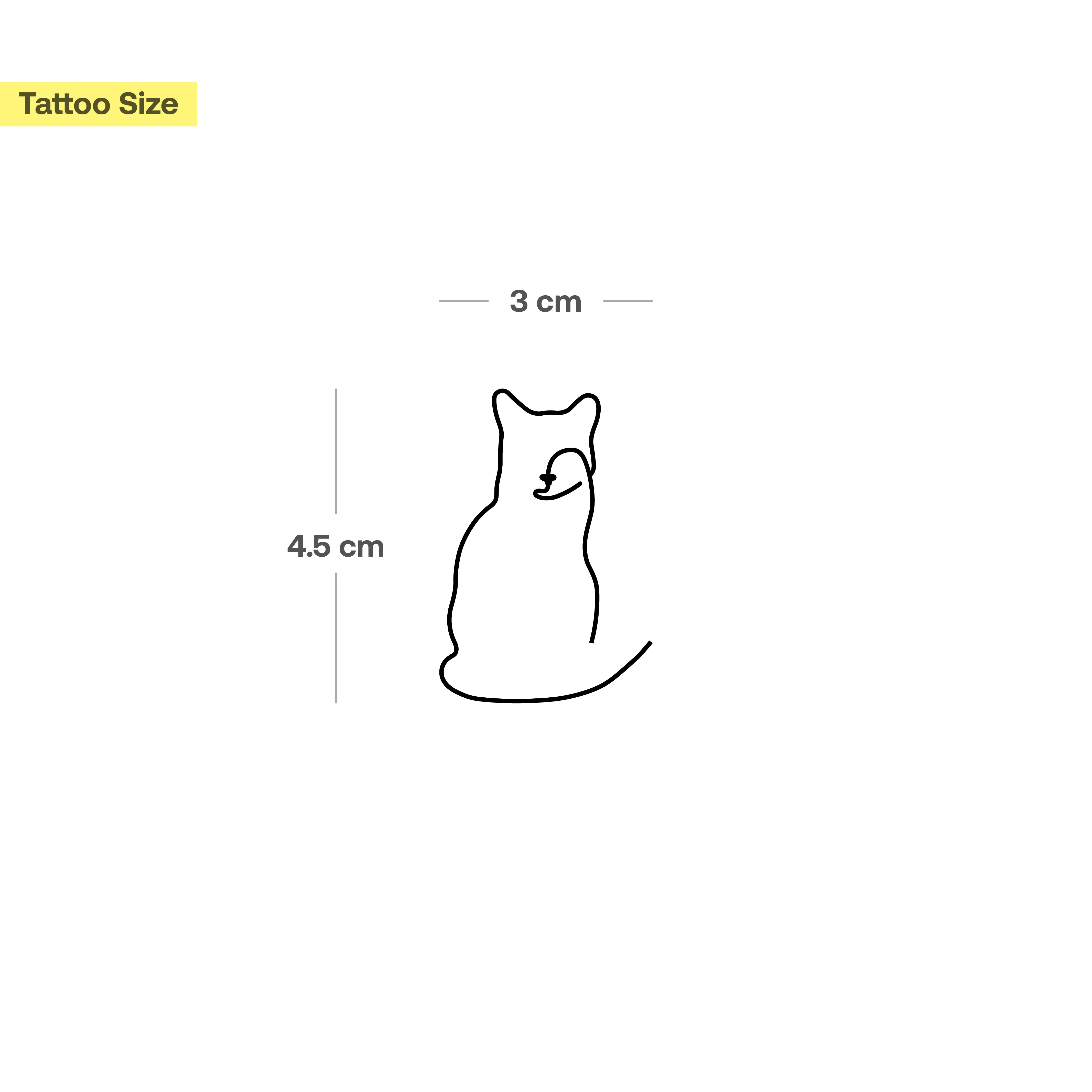 Tatouage Felin abstrait - Image 3