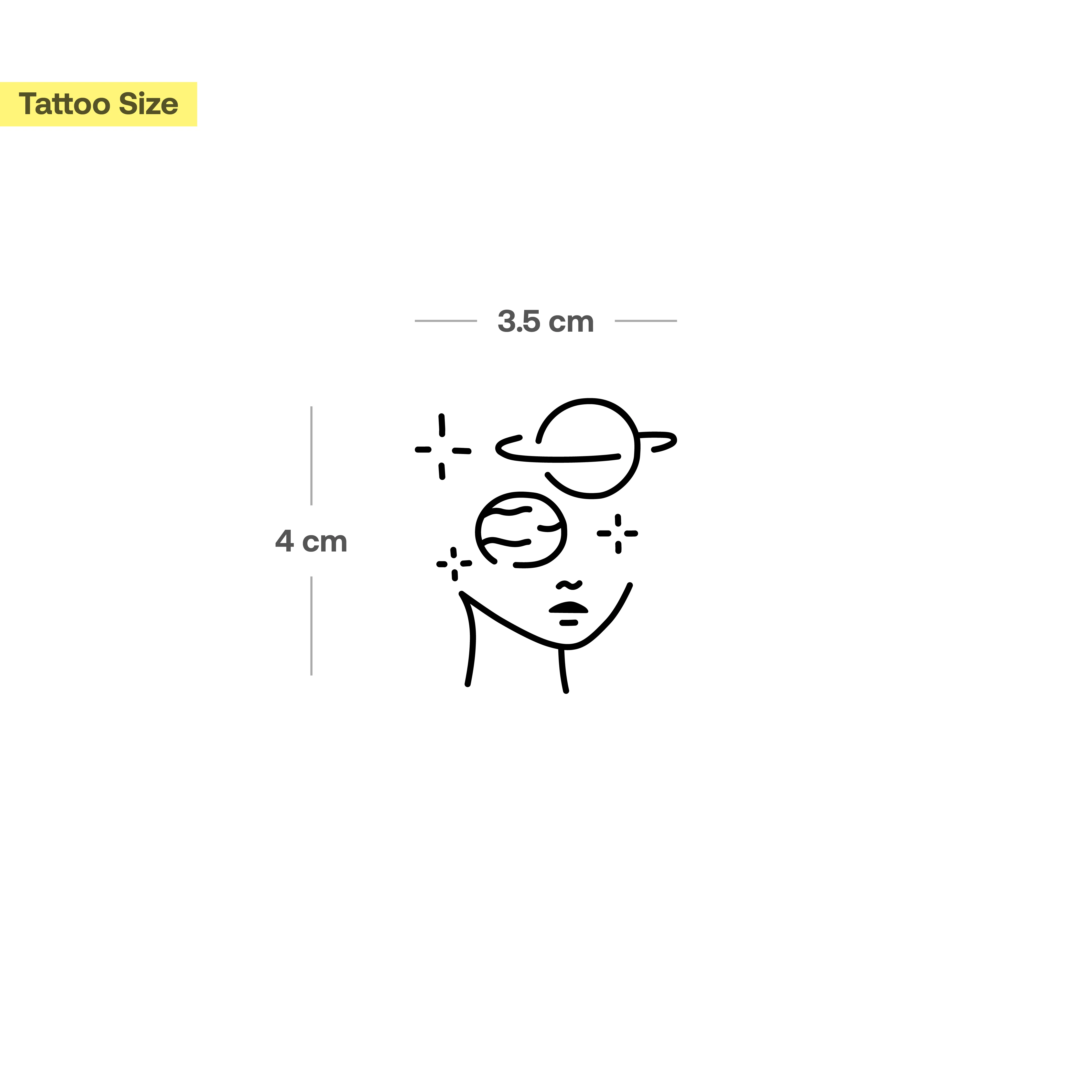 Tatouage Visage Astro - Image 3