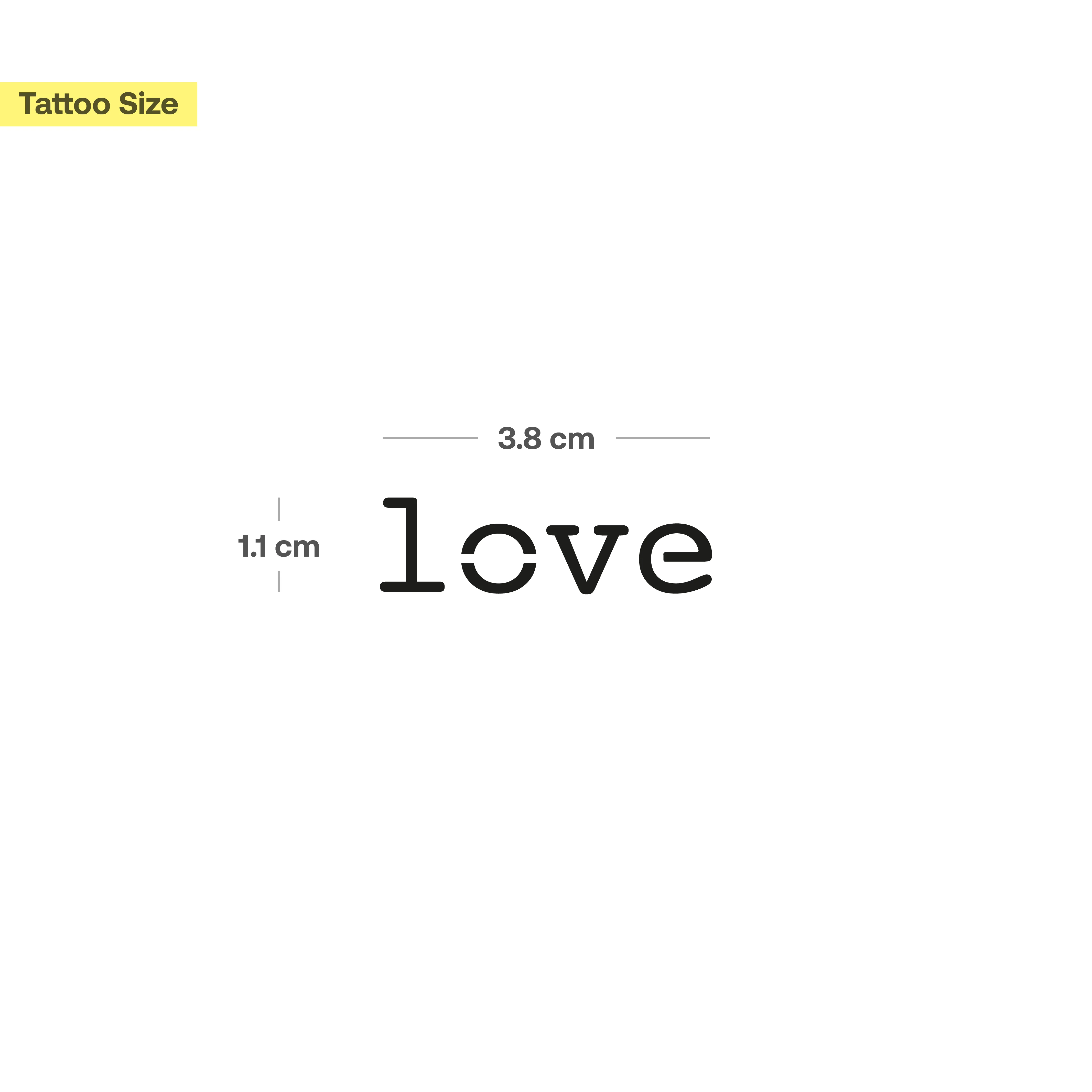 Tatouage Love - Image 3