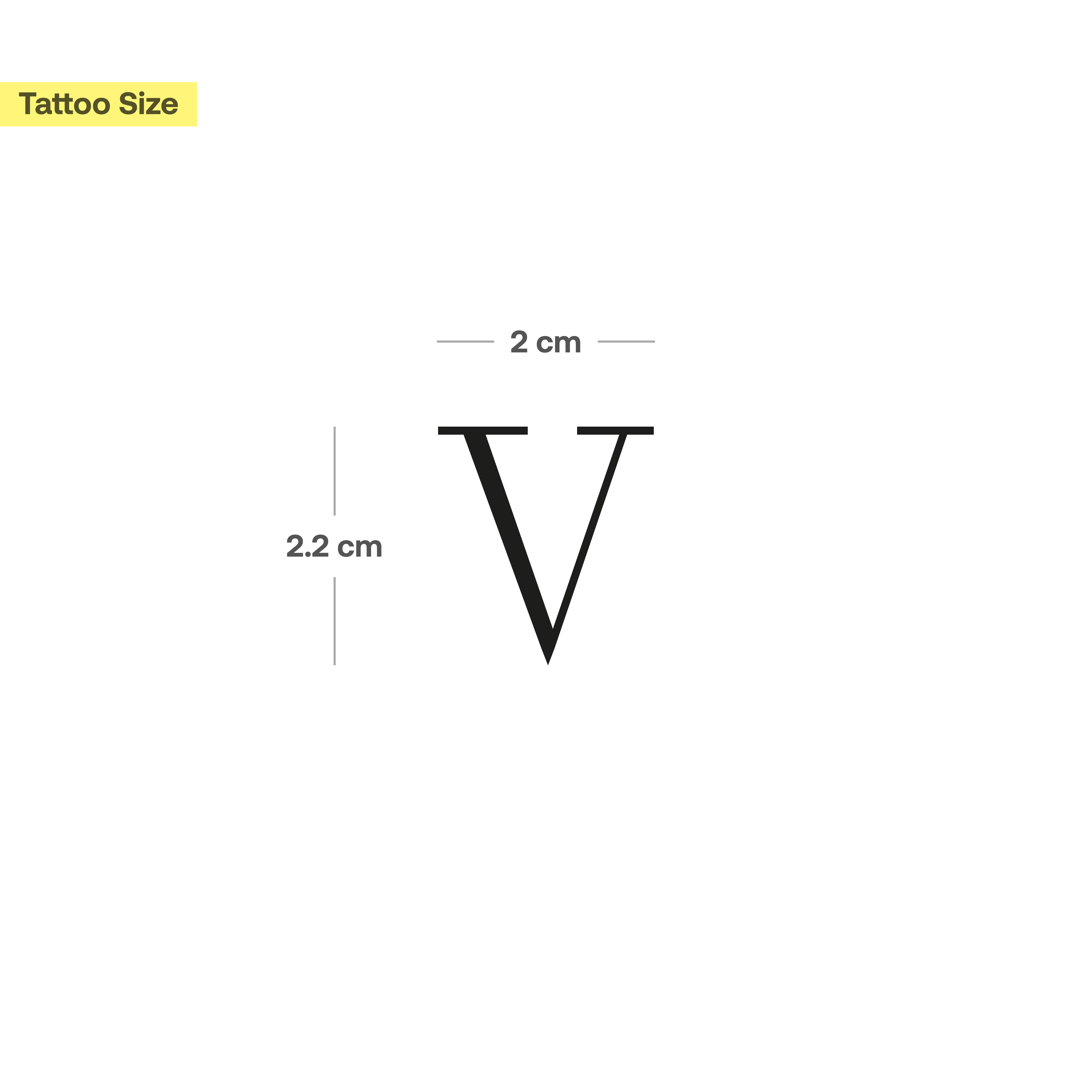 Tatouage "V" - Image 3