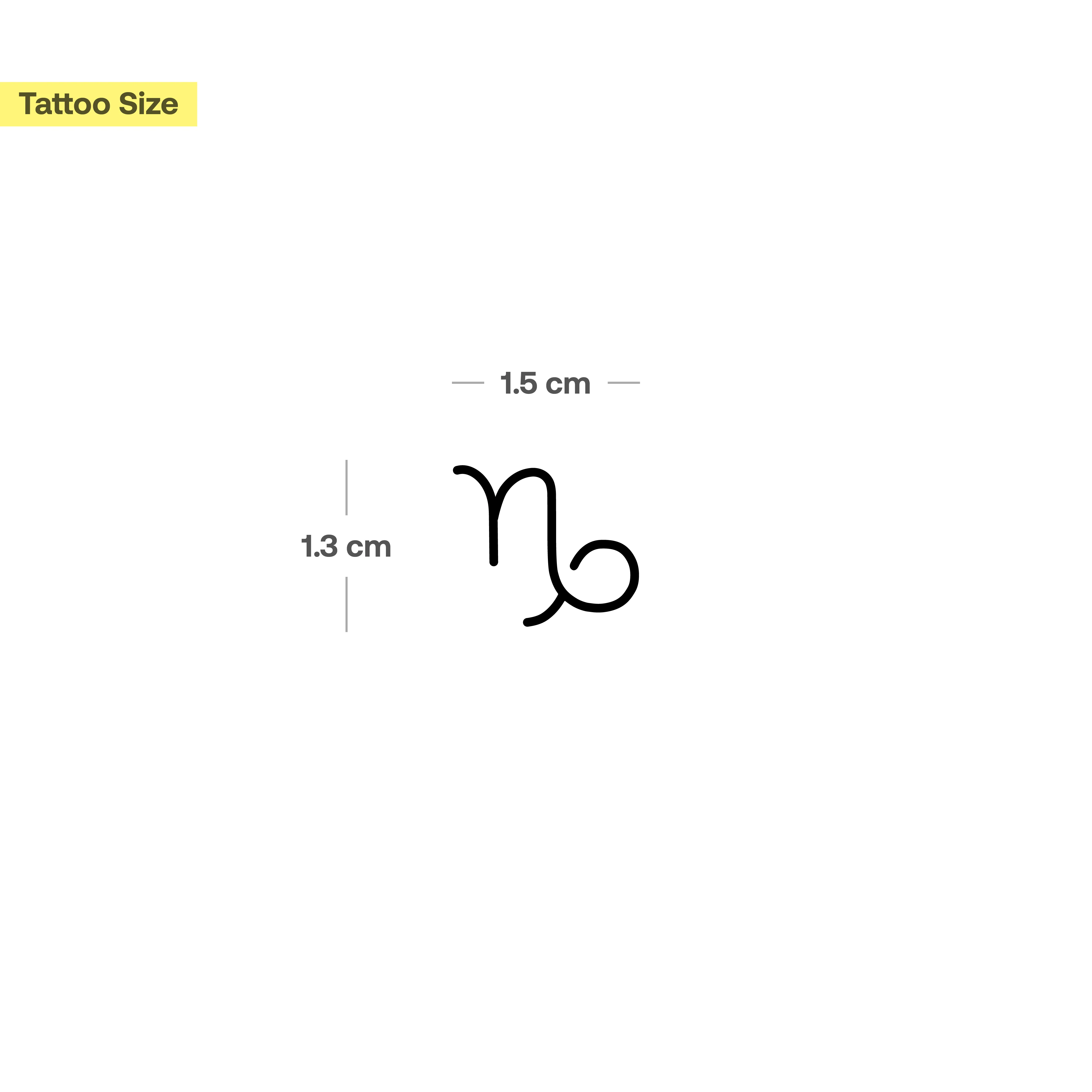 Tatouage du zodiaque Capricorne - Image 3